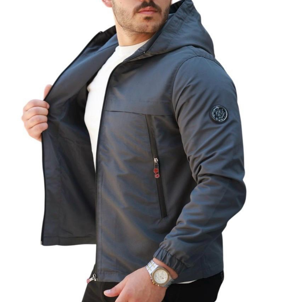 ROSSPALL Men's Matte Seasonal Coat - Elegant and Functional