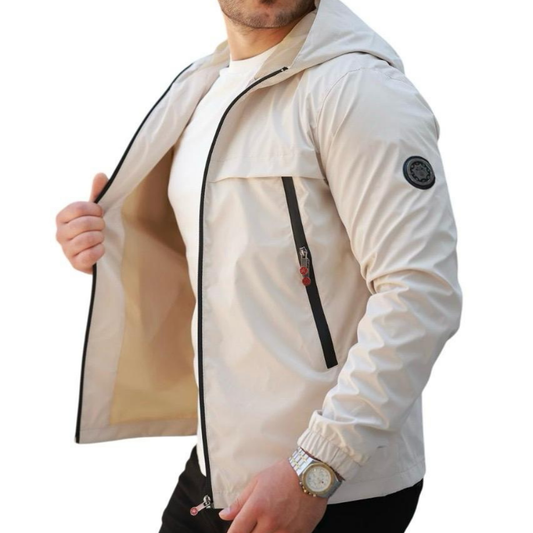 ROSSPALL Men's Shiny Seasonal Coat - Stylish and Modern Design