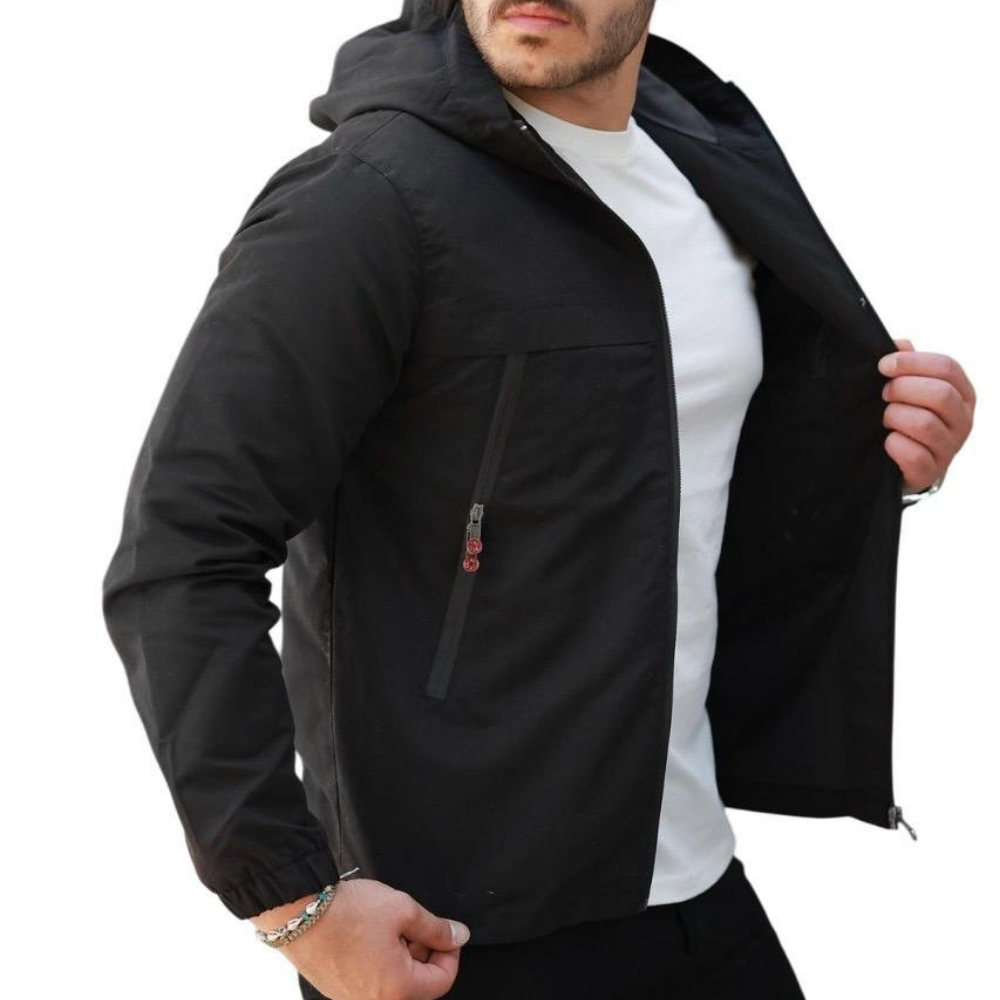 ROSSPALL Men's Matte Seasonal Coat - Elegant and Functional