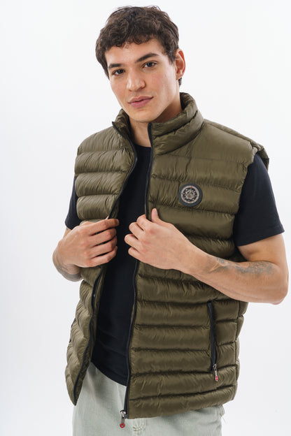 ROSSPALL Elevated Puffer Vest – Soft-Touch Finish & Refined Details