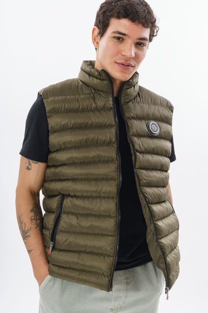 ROSSPALL Elevated Puffer Vest – Soft-Touch Finish & Refined Details