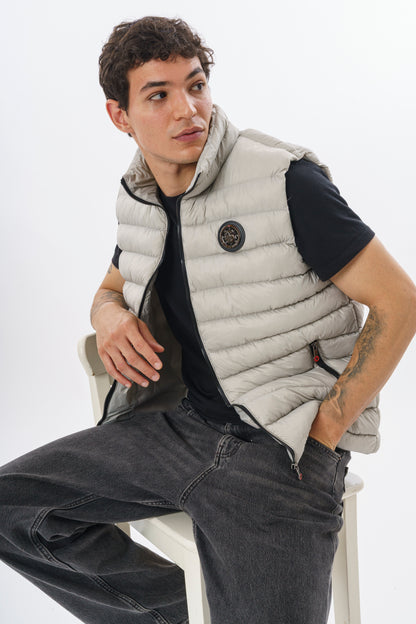 ROSSPALL Elevated Puffer Vest – Soft-Touch Finish & Refined Details