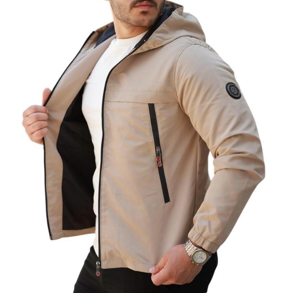 ROSSPALL Men's Matte Seasonal Coat - Elegant and Functional