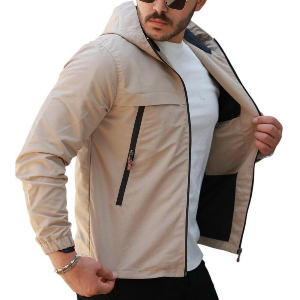 ROSSPALL Men's Matte Seasonal Coat - Elegant and Functional