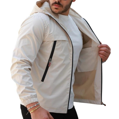 ROSSPALL Men's Shiny Seasonal Coat - Stylish and Modern Design