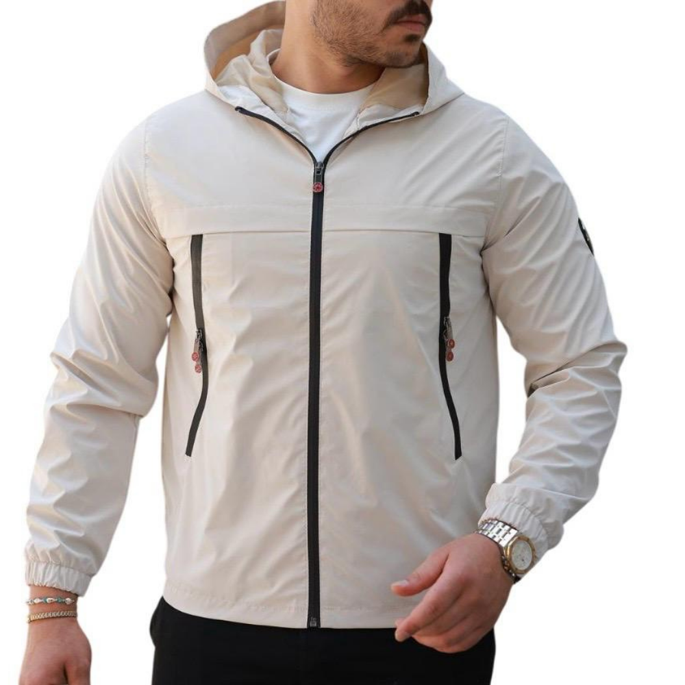 ROSSPALL Men's Shiny Seasonal Coat - Stylish and Modern Design