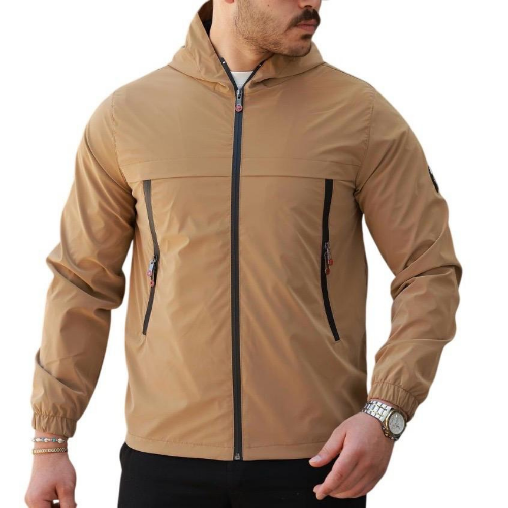 ROSSPALL Men's Shiny Seasonal Coat - Stylish and Modern Design