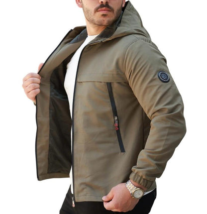 ROSSPALL Men's Matte Seasonal Coat - Elegant and Functional