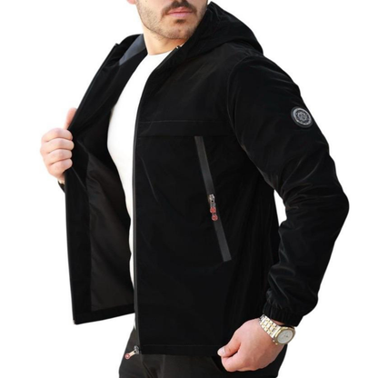 ROSSPALL Men's Shiny Seasonal Coat - Stylish and Modern Design