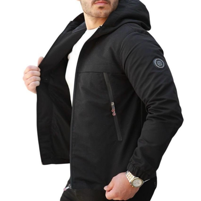 ROSSPALL Men's Matte Seasonal Coat - Elegant and Functional